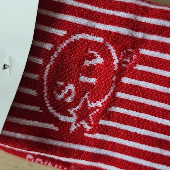 NWT RARE Makers Mark Whiskey Red And White Stripped Socks - Picture 4 of 4